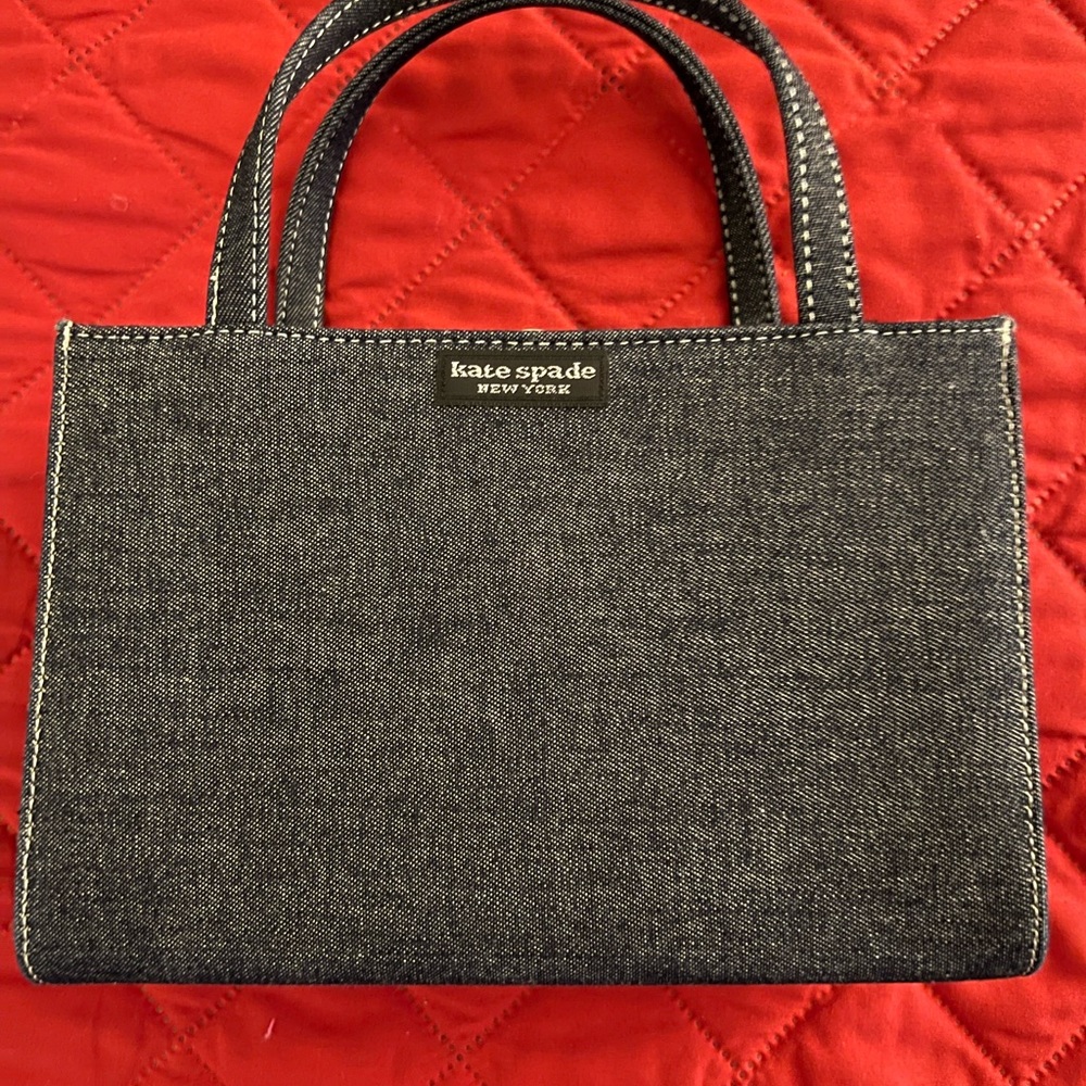 kate spade Dark Blue Denim Tote Bag